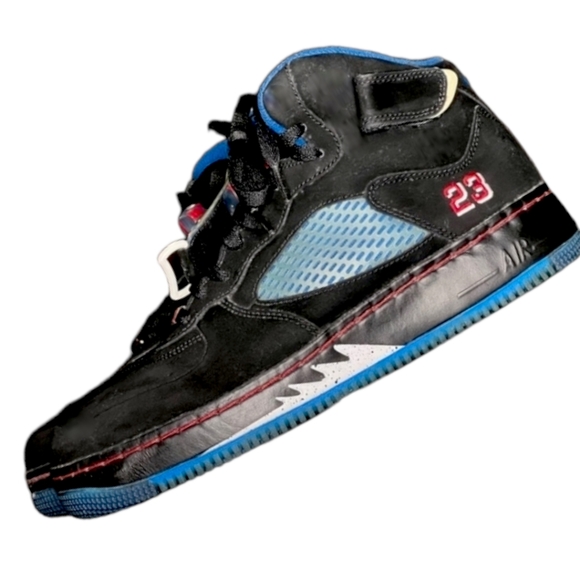 ajf 5 black varsity red